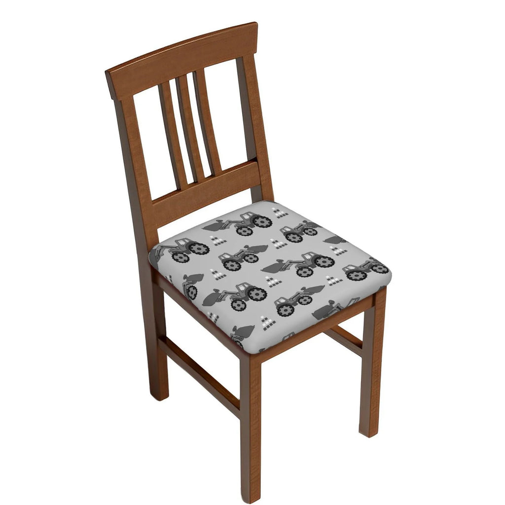 Gray Removable Washable Chair Seat Covers Q813