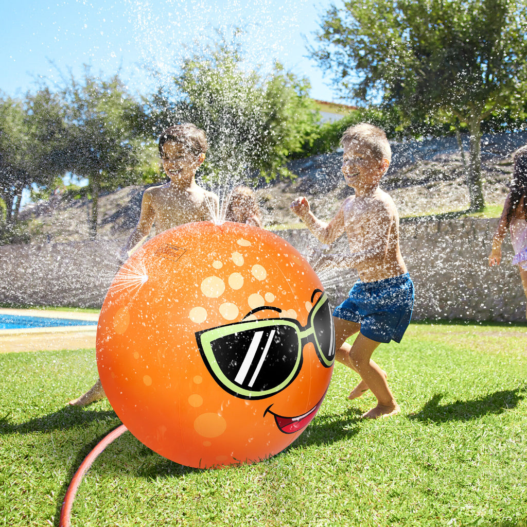 Inflatable Orange Sprinkler Water Spray Sprinkler K113