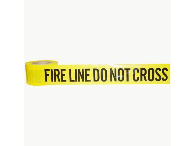 Yellow with Black Barricade Tape 3 in. x 1000 ft. H230896