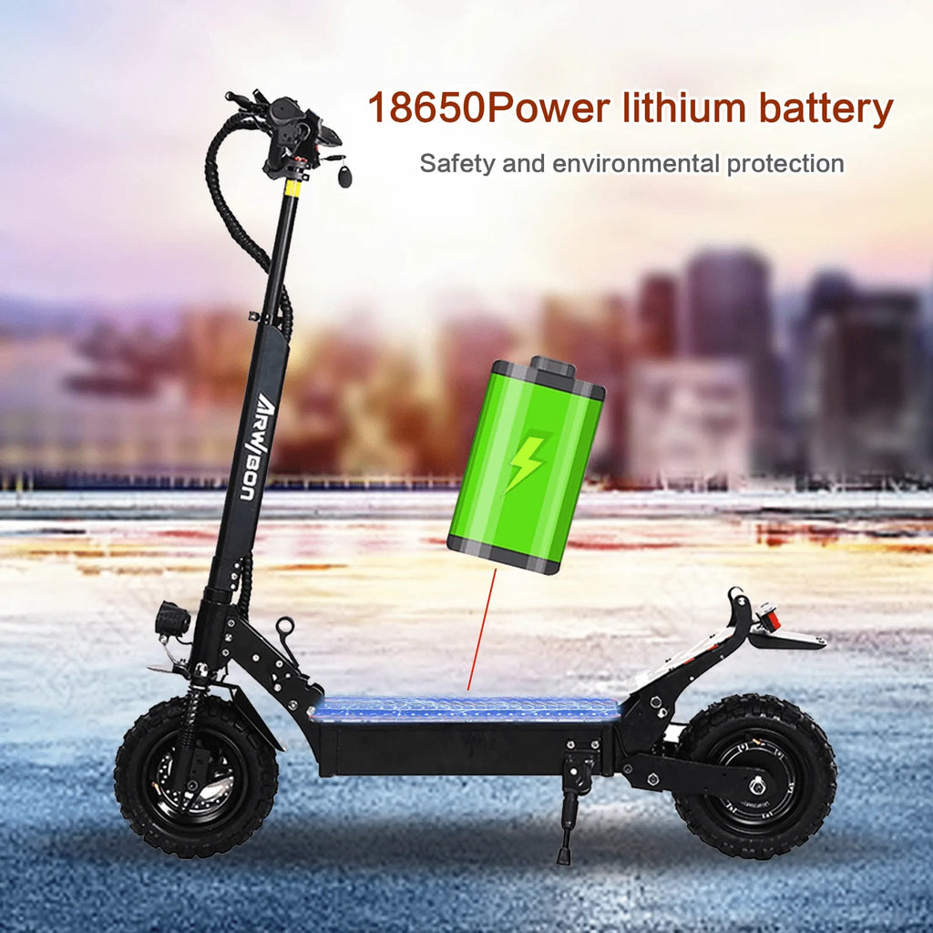 Electric Kick Scooter for Adults, 2500W Motor, 30 MPH, 48V/16AH A682971