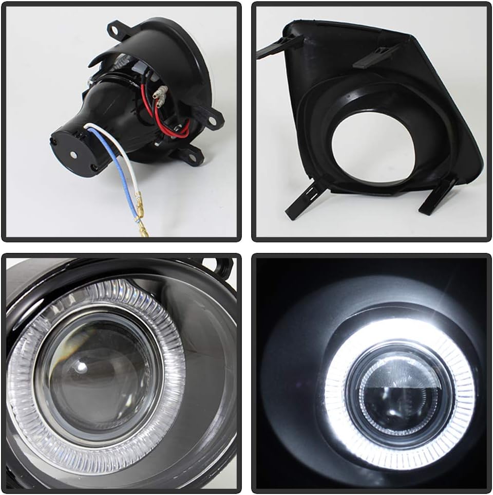 LED Projector Bumper Fog Lights Assembly Driver & Passenger K19867