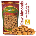 Jumbo Raw Whole Shelled Unsalted Almonds 4 pounds J190