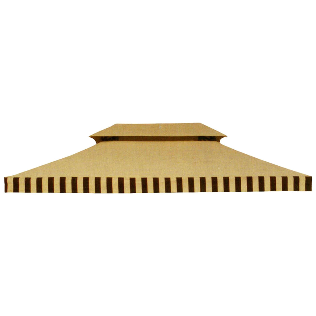 Replacement Canopy Top for Victorian Gazebo, Solid Beige, Riplock 350 F9696