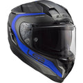 Matte Titanium / Blue 2X-Large Street Helmet E6195