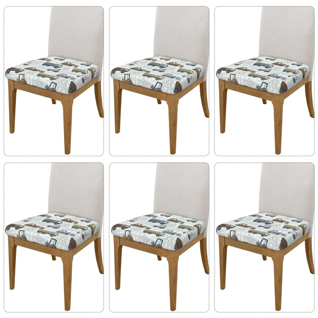 Tractor And Dumper Restaurant Chair Seat Covers F758212