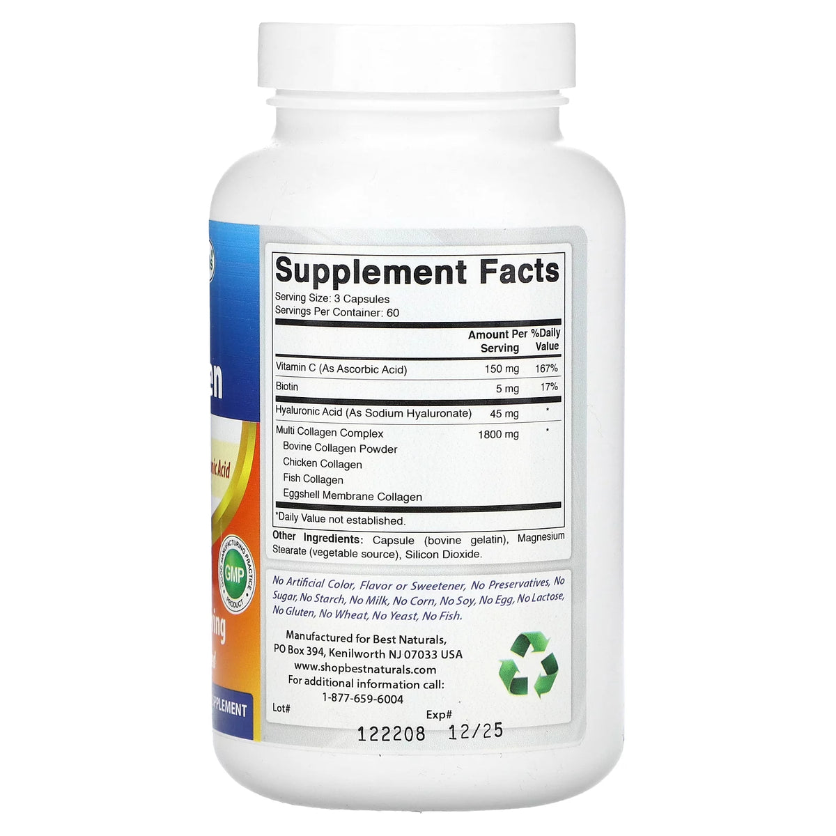 Multi Collagen 2,000 mg 180 Capsules V91753