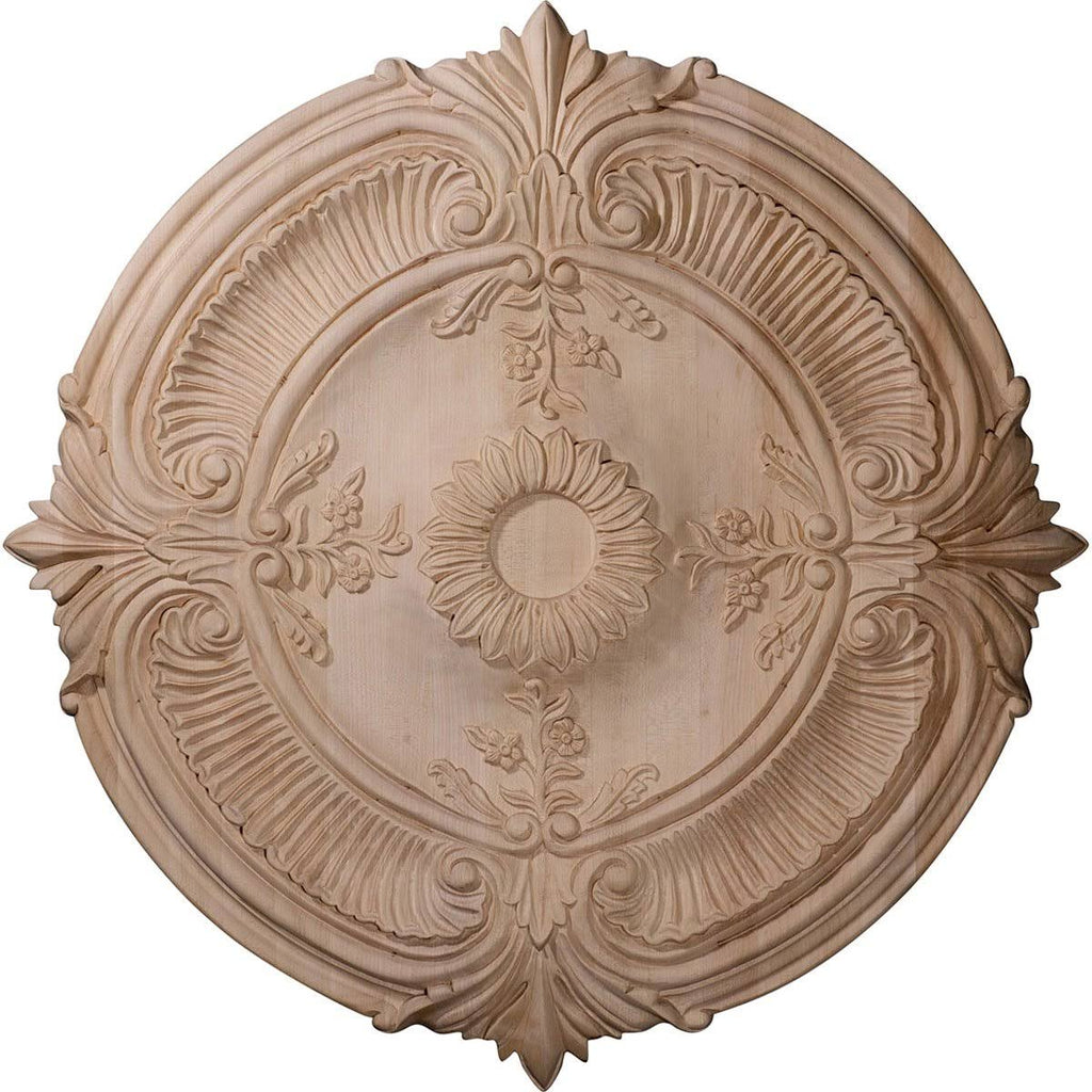 Carved Maple Ceiling Medallion L51043