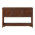 3 Drawer Lateral File Cabinet Brown Open Shelf B734201