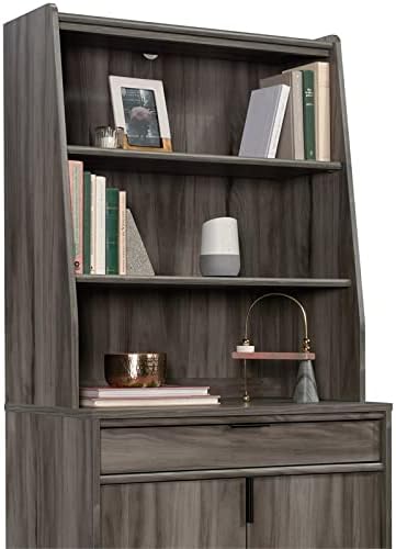 29.4 Wooden Library Hutch in Jet Acacia F129