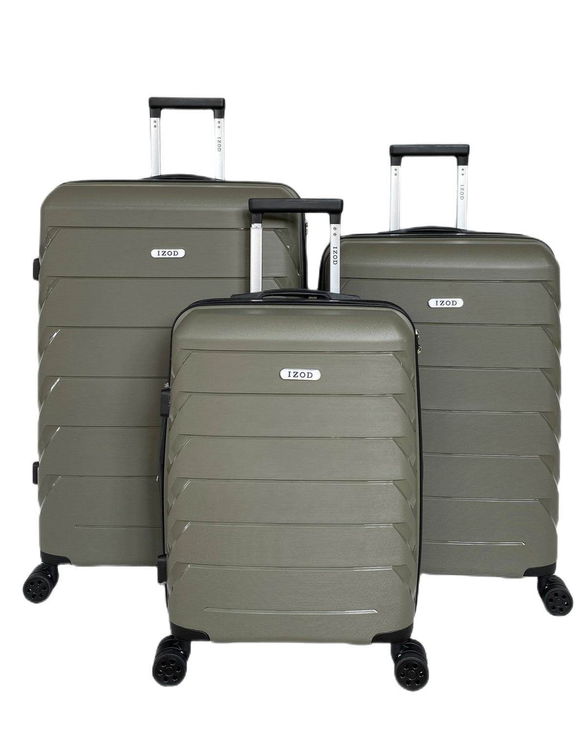 Sage 3 Piece Expandable Hard shell Luggage Set A440