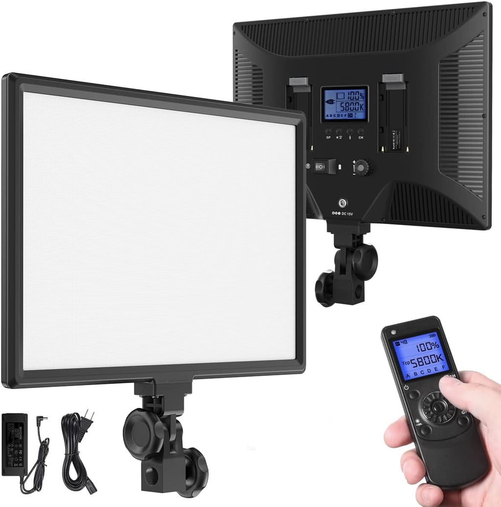 15.4 Inch Dimmable Bi-Color LED Video Light with Remote Control A436969