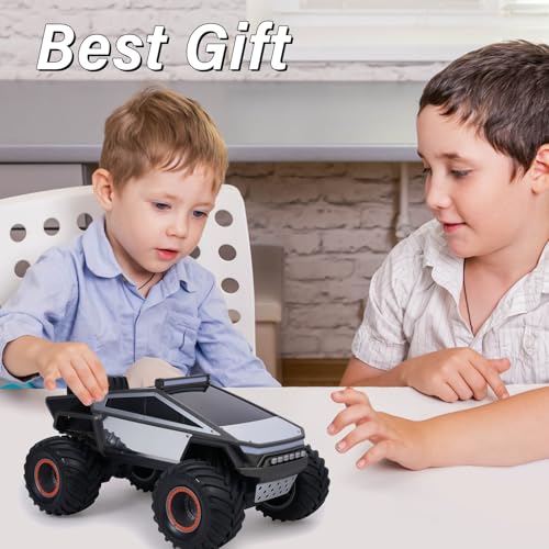 1:12 Scale All Terrain Remote Control Toy Car with Alloy Shell Lights and Sounds G496
