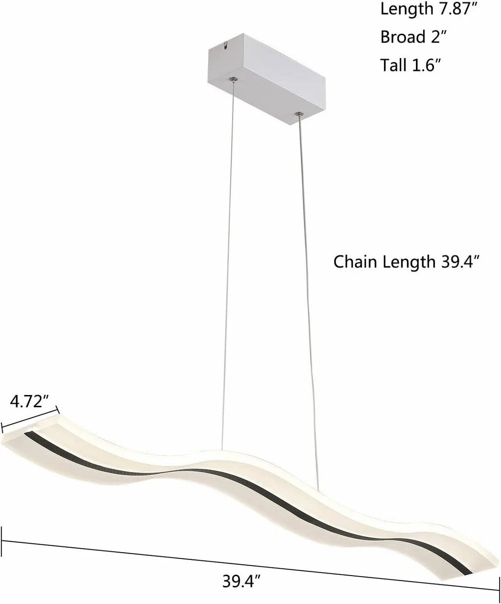 Modern LED Pendant Light Dimmable Fixture F47657