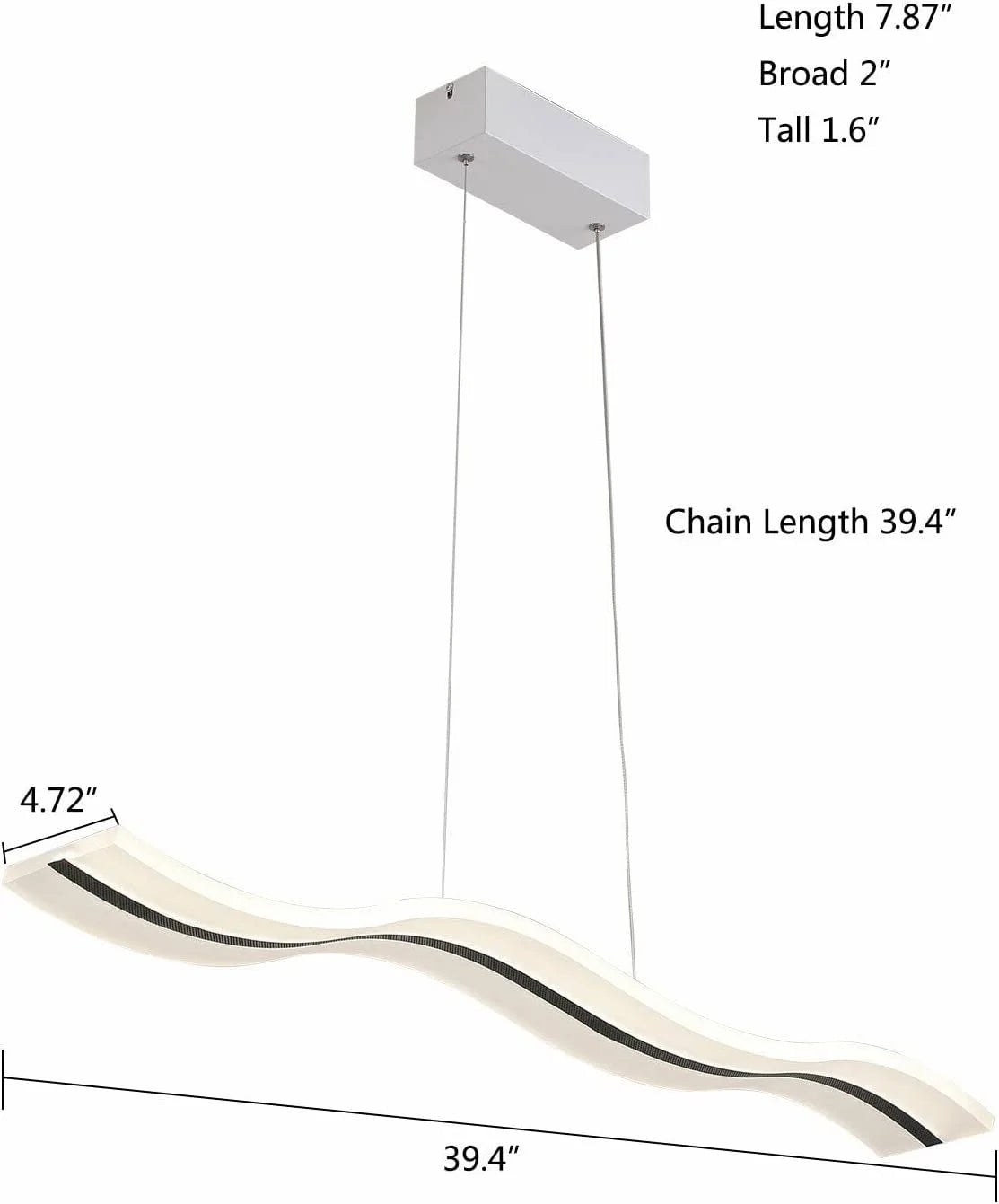 Modern LED Pendant Light Dimmable Fixture F47657