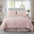 Cal King 8 Piece Cationic Dyeing Microfiber Comforter Set X1039