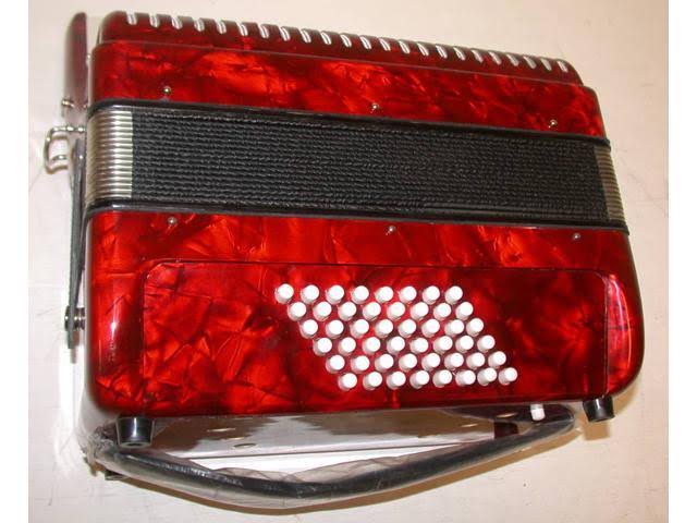Red 48-BASS Accordion B758417