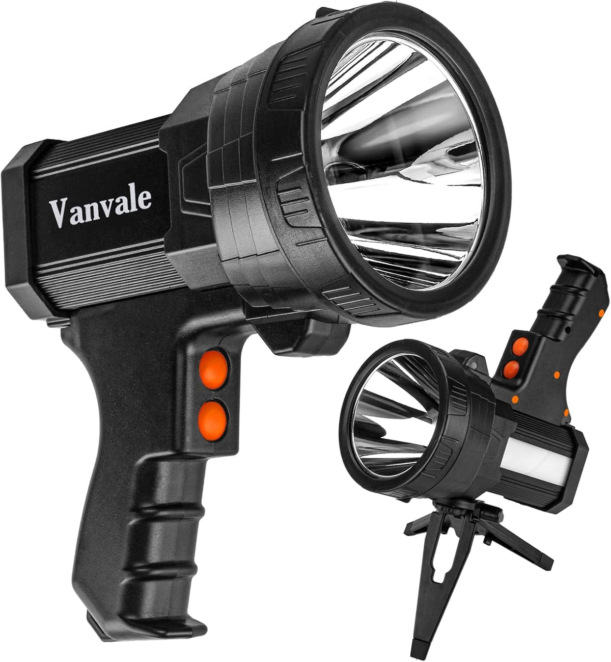 Handheld LED Spotlight Flashlight USB Rechargeable Lantern H568800