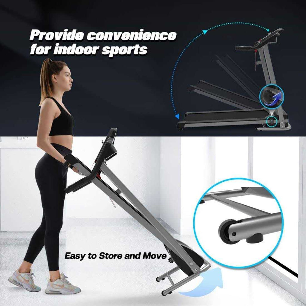 Foldable Electric Treadmill with Incline L579