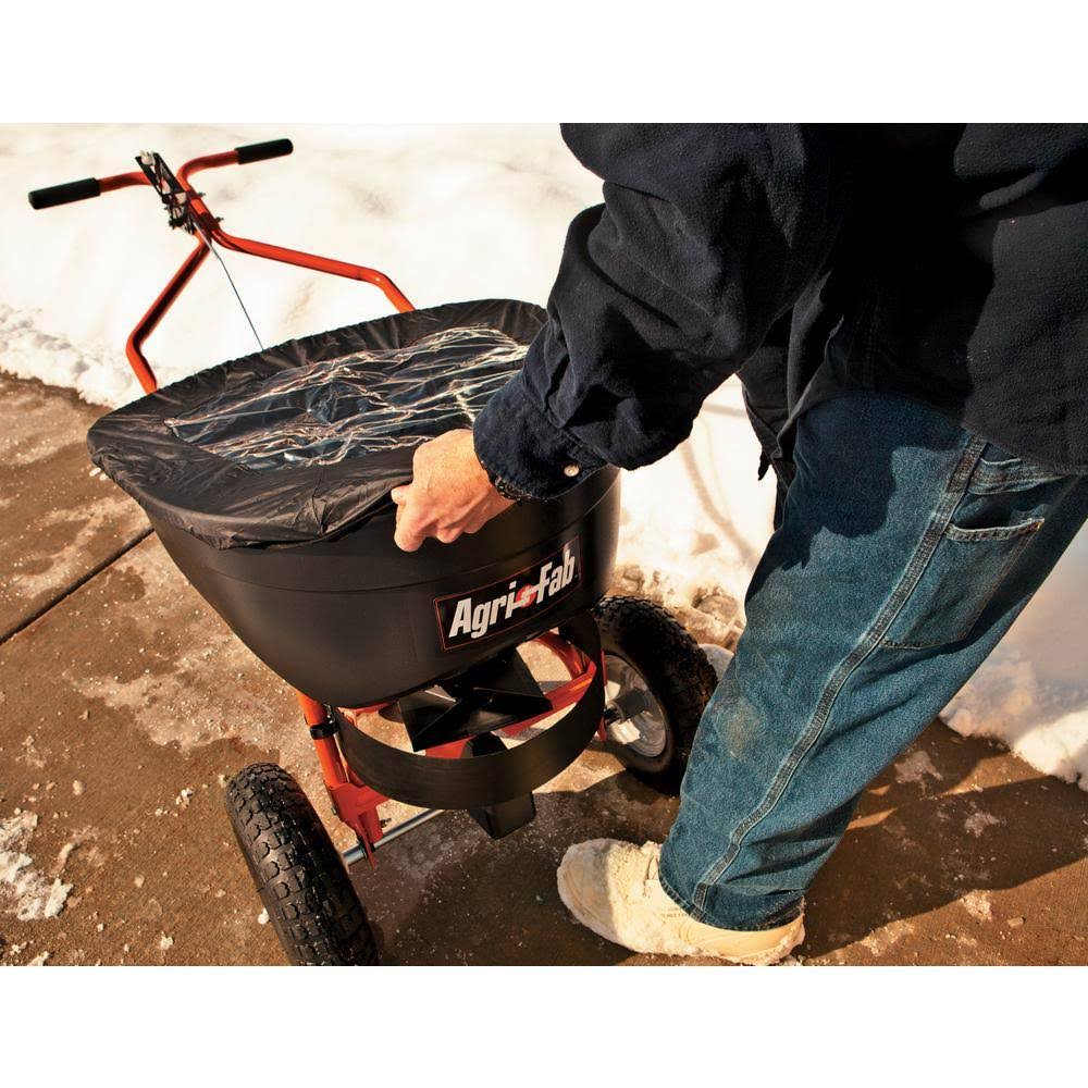130 lb Push Broadcast Salt Spreader C9997