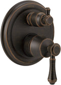 Venetian Bronze Valve Trim with 6-Setting Integrated Diverter M936