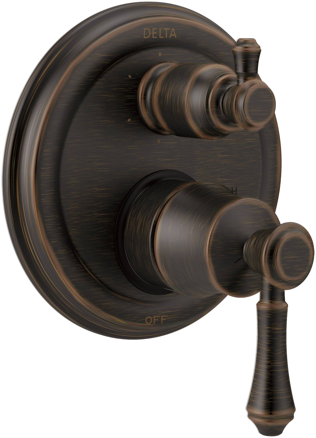 Venetian Bronze Valve Trim with 6-Setting Integrated Diverter M936