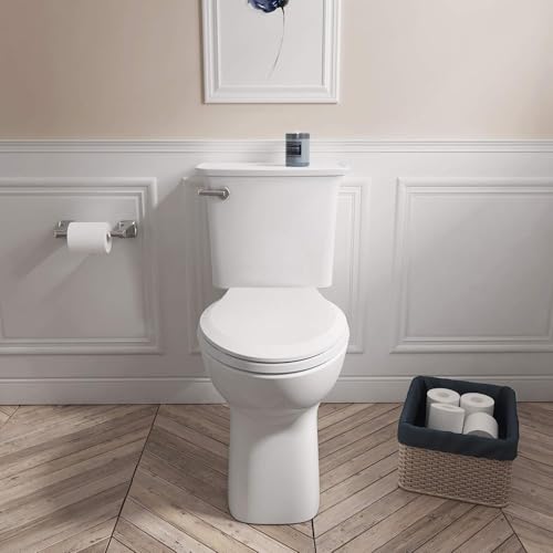 White Slow Elongated Closed Front Toilet Seat Z3568