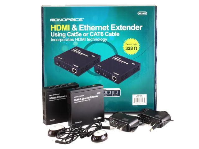 HDMI and IR Extender Using Cat5e or Cat6 Cable K616