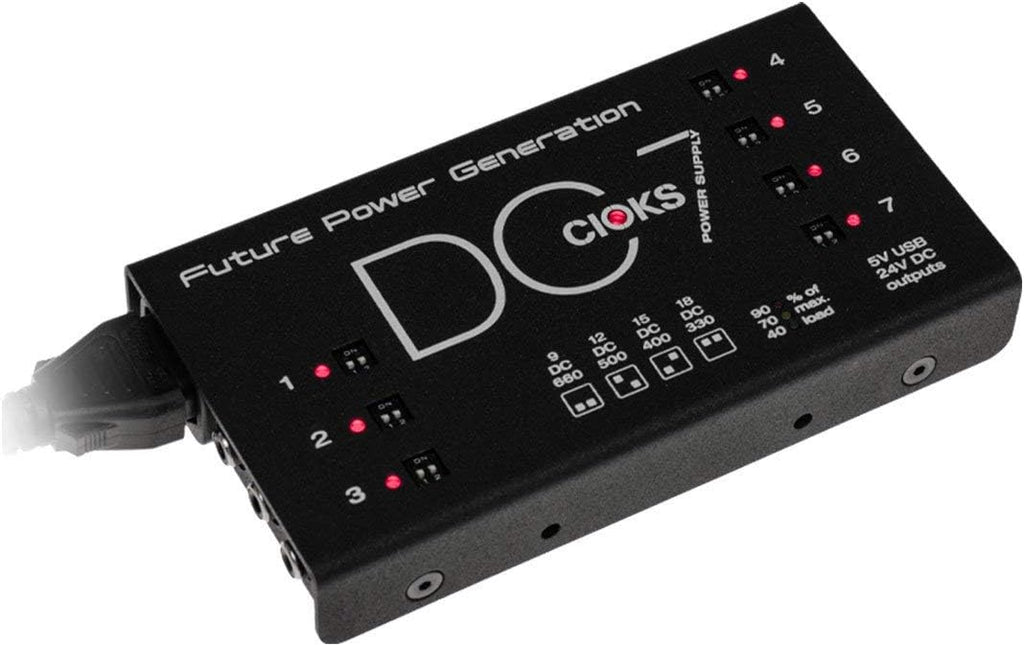 9V / 12V / 15V / 18V DC Universal Power Supply with 7 Isolated Outputs and 5V USB Outlet K884