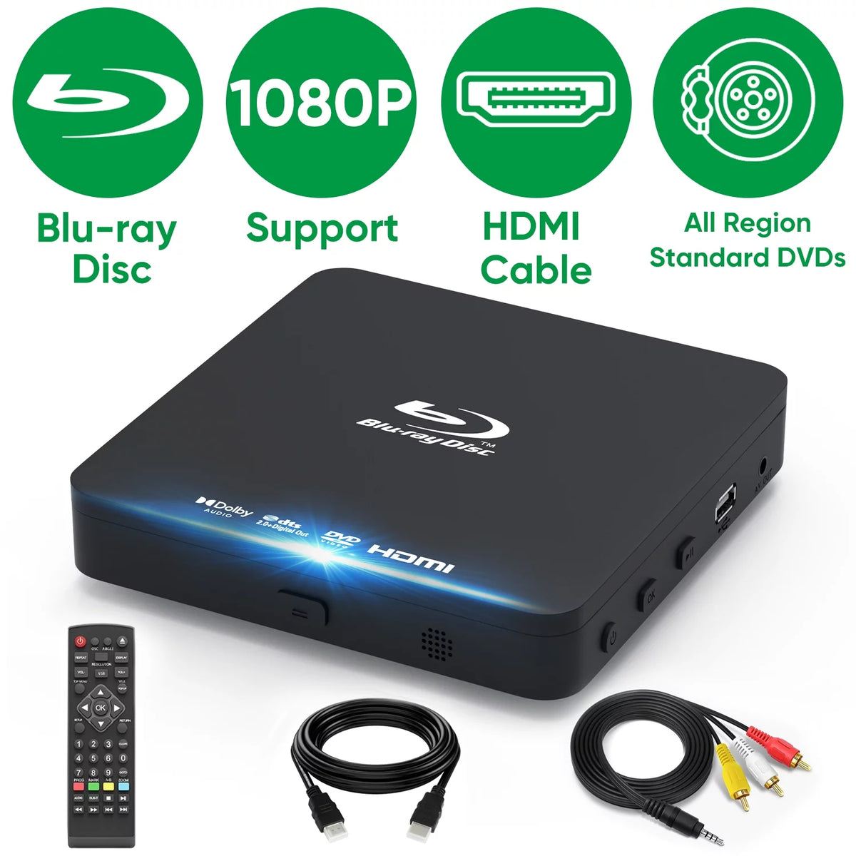 Mini 1080P Blu Ray DVD Player with HDMI G570898