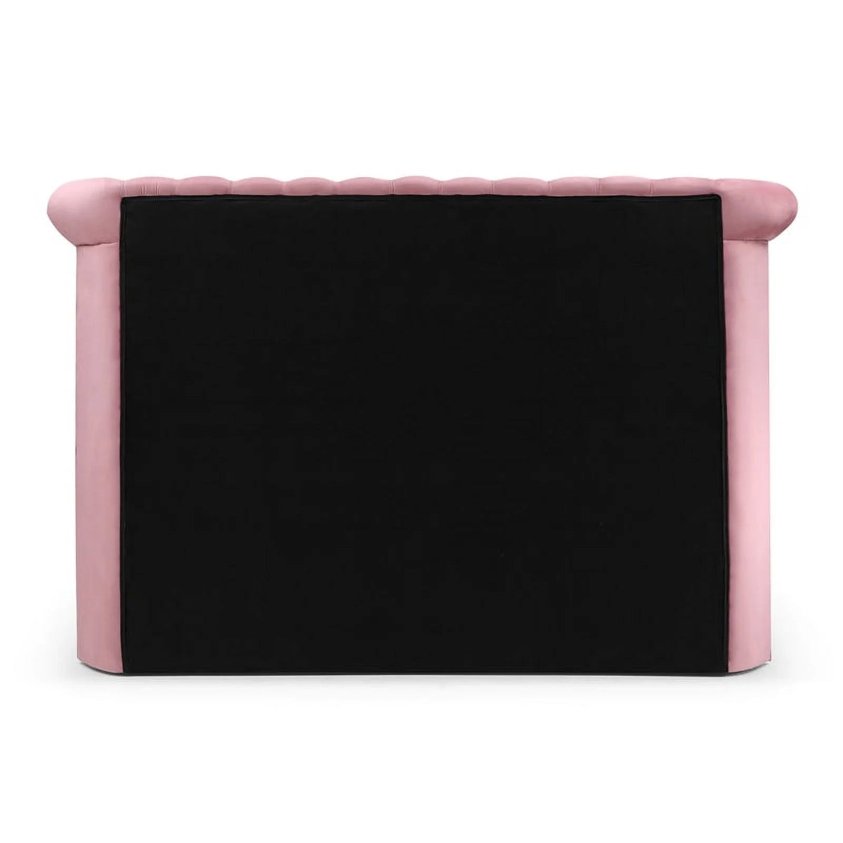 Pink Velvet Upholstered Queen Bed K6109