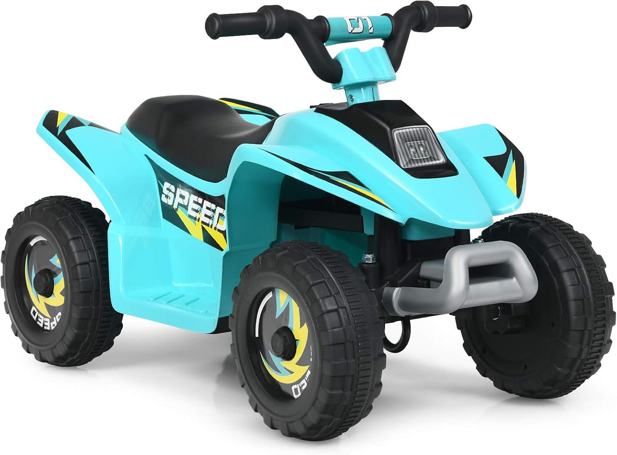6V Battery Powered Electric Quad ATV (White) E525894