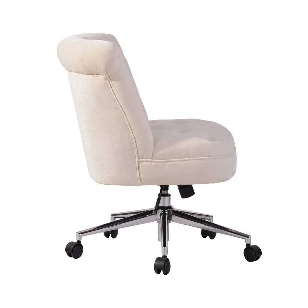 Blue Velvet Upholstered Task Chair K40481