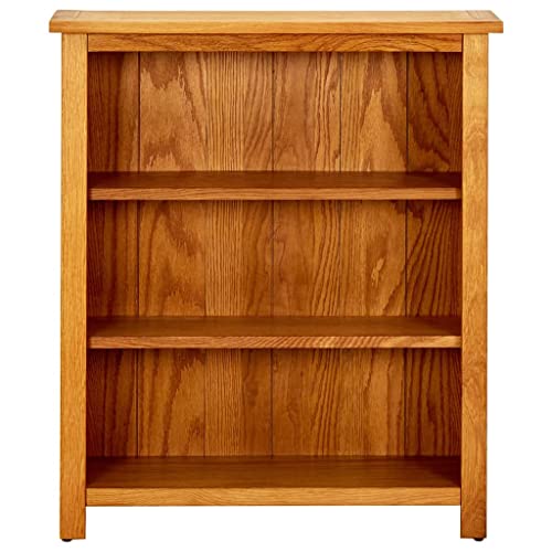 3-Tier Solid Oak Wood Bookcase X869