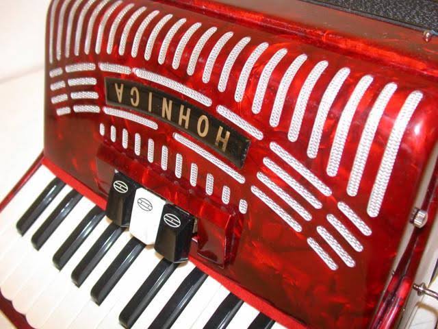 Red 48-BASS Accordion B758417