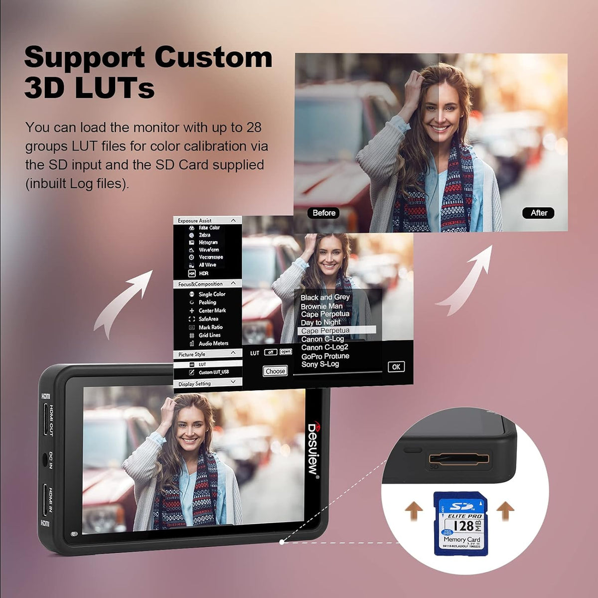 5.5 inch Touch Screen Camera Monitor O56985
