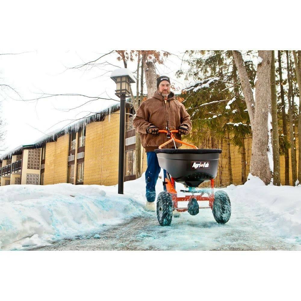 130 lb Push Broadcast Salt Spreader C9997