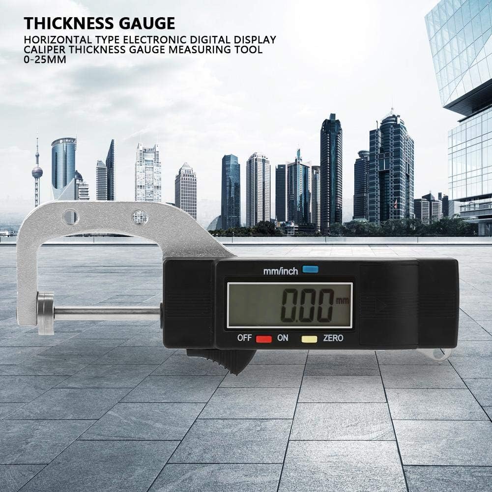 0-25mm Horizontal Electronic Digital Display Thickness Gauge Measuring Tool H513