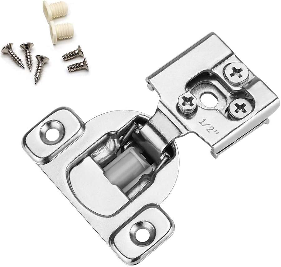 Soft Close Concealed Cabinet Hinges 1-1/4'' Overlay Satin Nickel Pack of 15 K67366