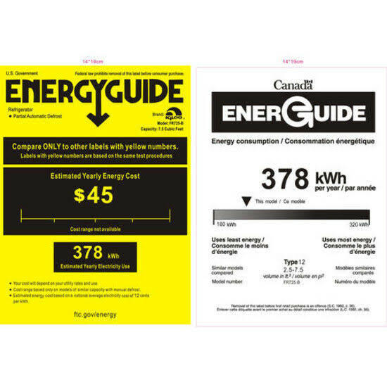 7.2 Cu ft Refrigerator T947