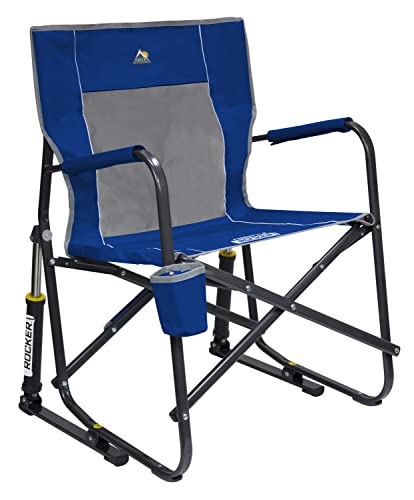 Folding Rocking Camp Chair with Side Table U385398