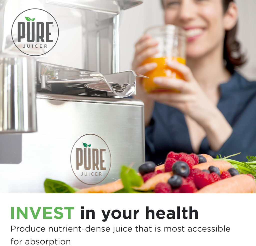 Two-Stage Juicer with Stainless Grinder and Hydraulic Press R2445