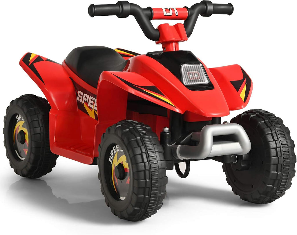 6V Battery Powered Electric Quad ATV (White) E525894