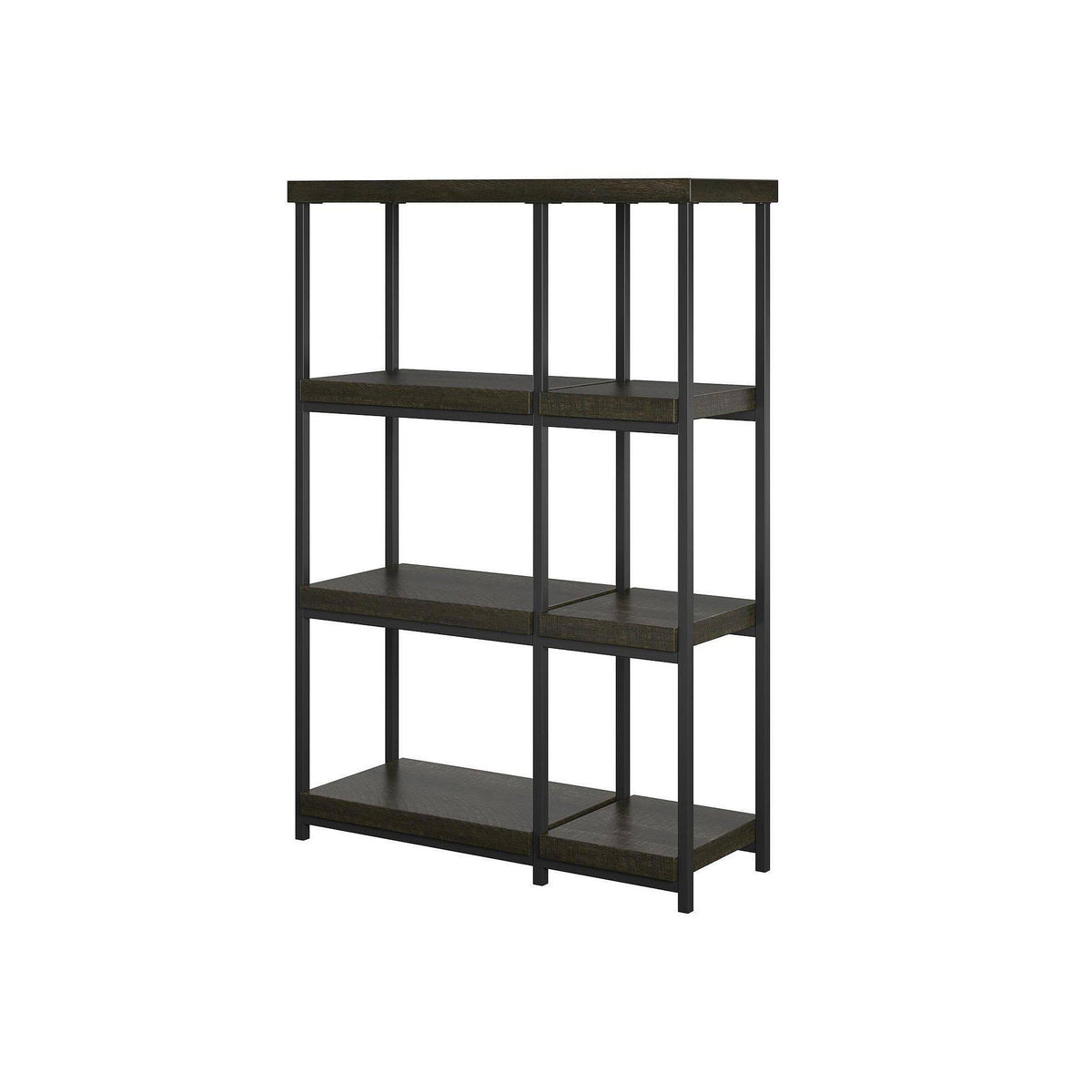 Brown Oak Bookcase J189