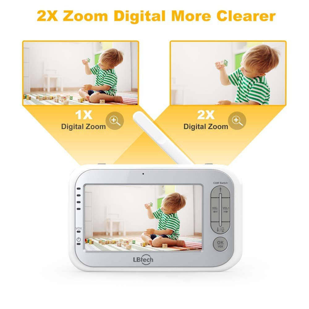 Video Baby Monitor with Two Cameras G521362