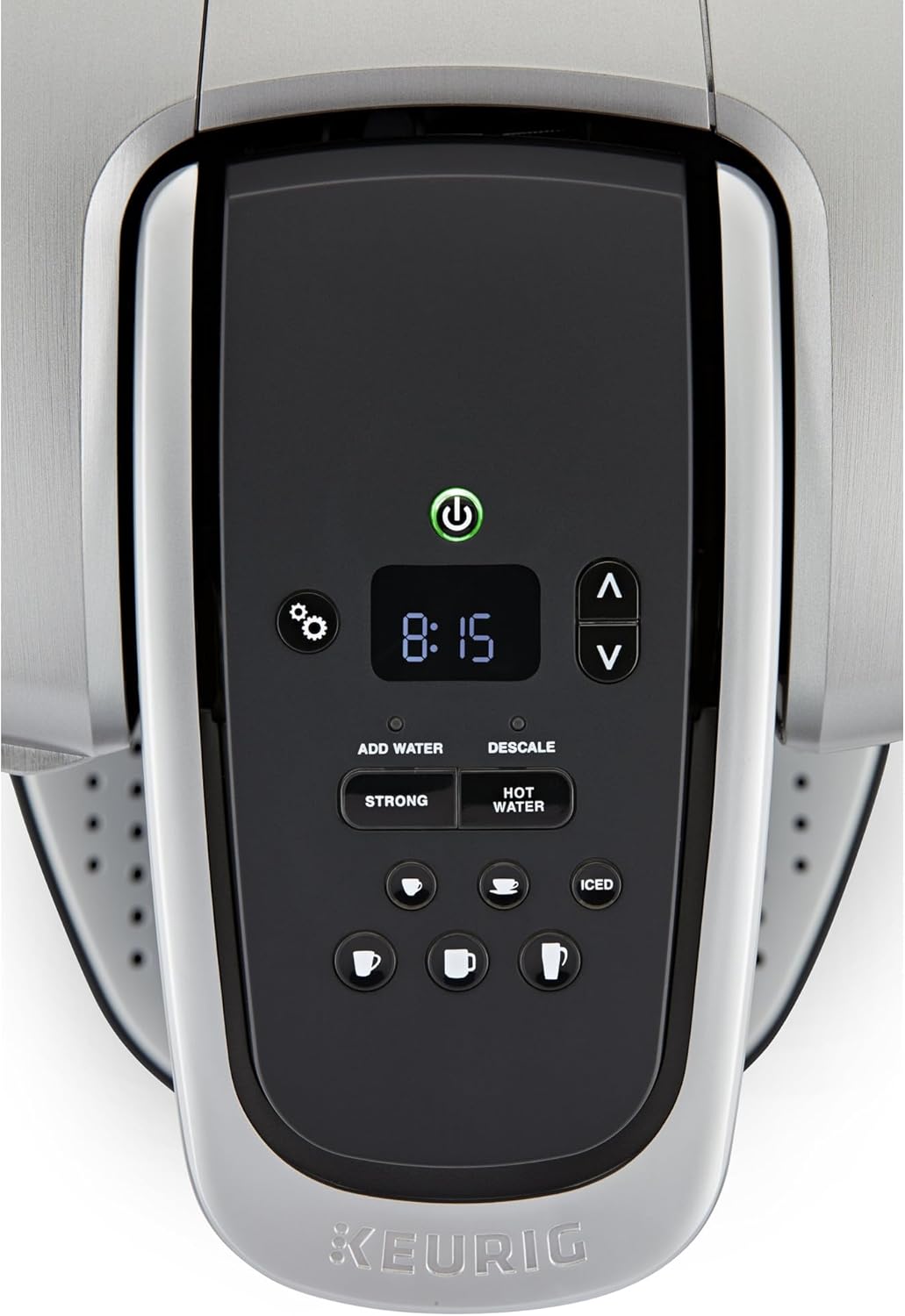 0.6 Cubic Foot 600W Microwave with 6 Power Levels Bundle with Single-Serve K-Cup Pod Coffee Maker W358942