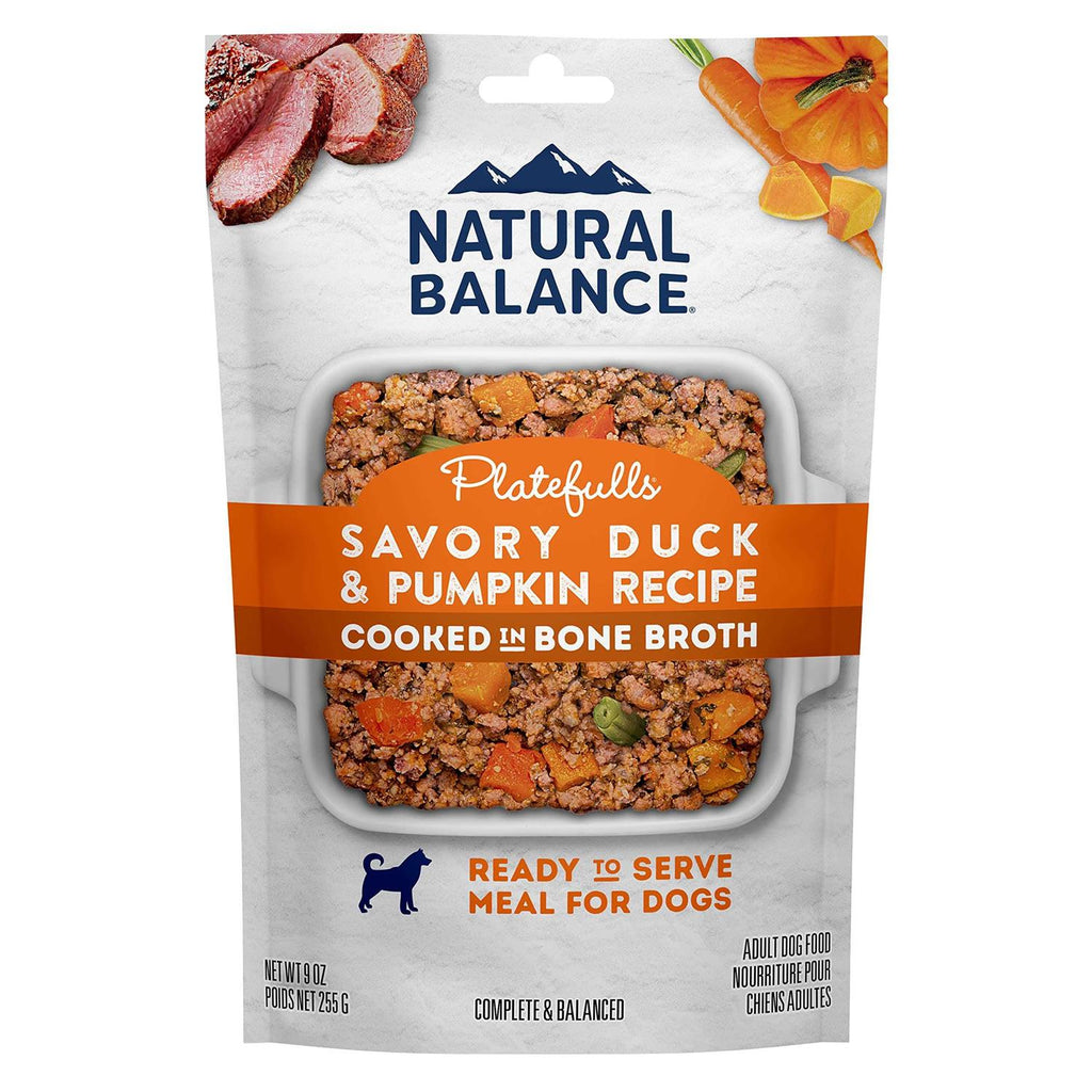 Natural Balance Platefulls Savory Duck & Pumpkin Recipe Wet Dog Food H2638