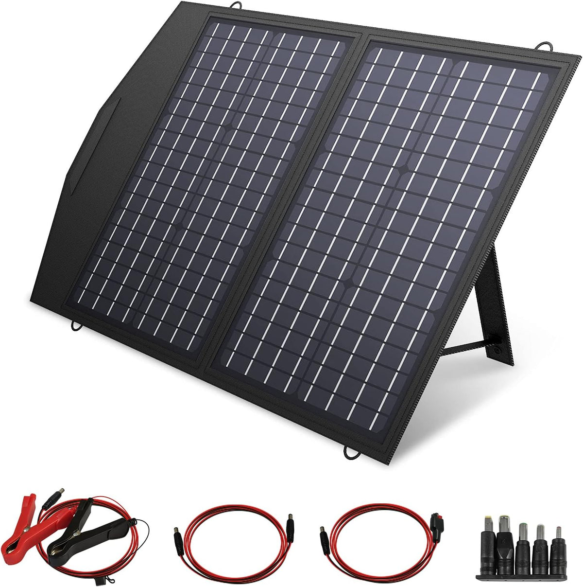 60W Foldable Monocrystalline Waterproof IP66 Portable Solar Panel J88713