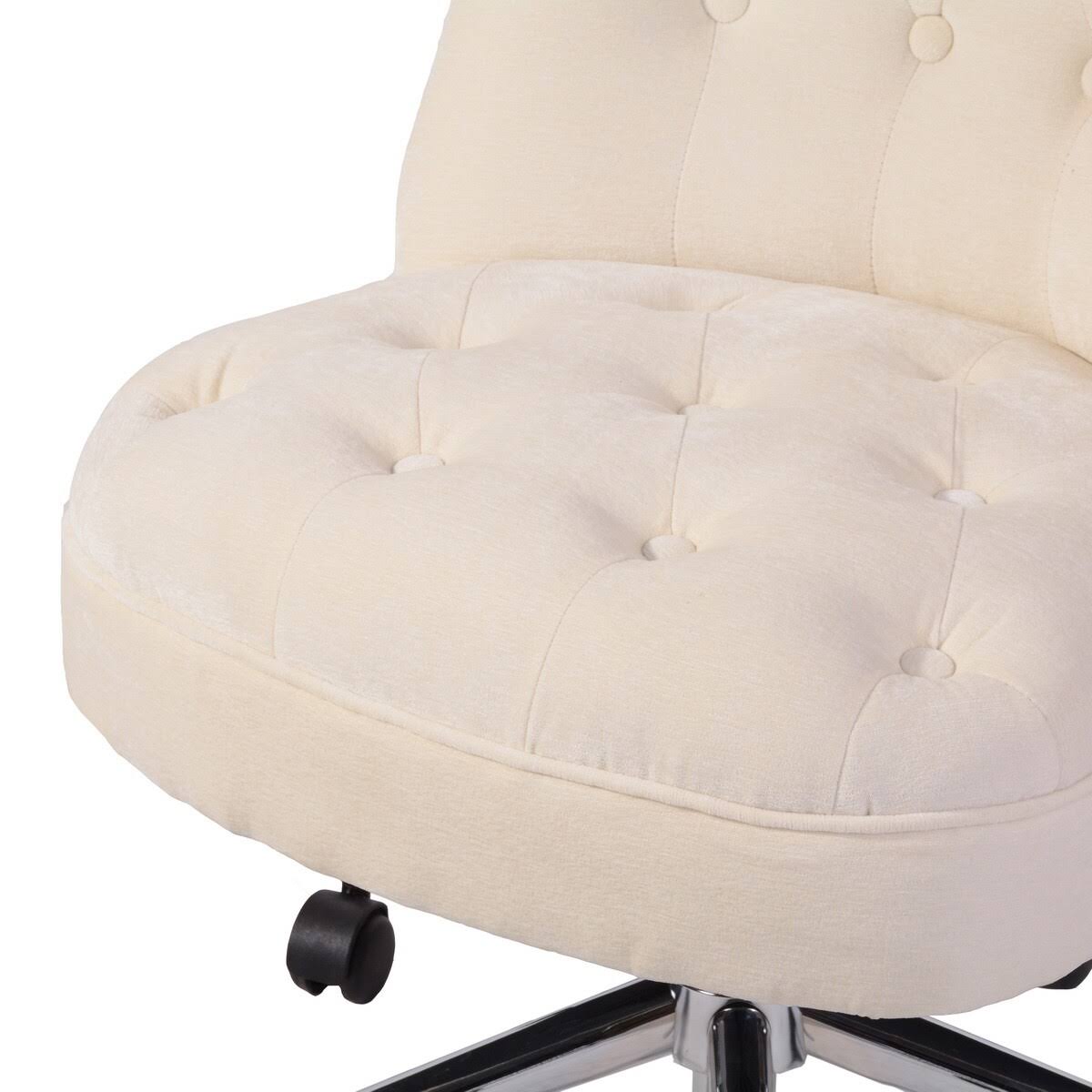 Blue Velvet Upholstered Task Chair K40481