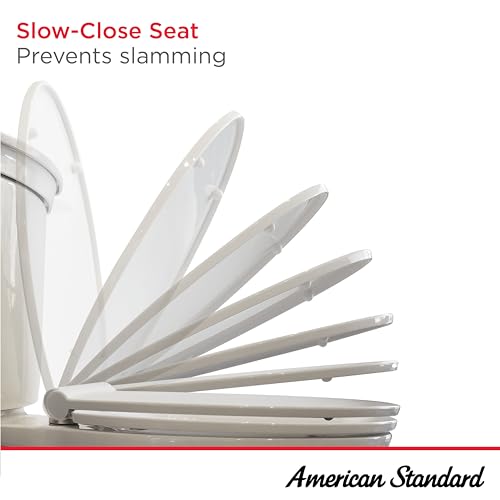 White Slow Elongated Closed Front Toilet Seat Z3568