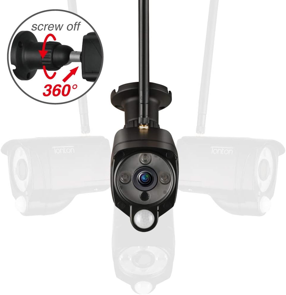 8CH 5MP Wireless Security Camera System with 2TB HDD and 8PCS 3MP Outdoor Bullet Cameras K9185